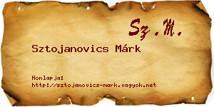 Sztojanovics Márk névjegykártya